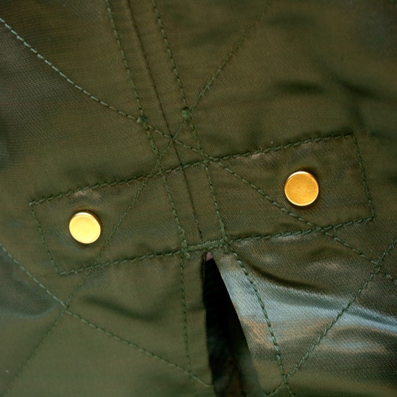 Gap LE Long Quilted Bomber Sz S NWOT - Picture 5 of 7